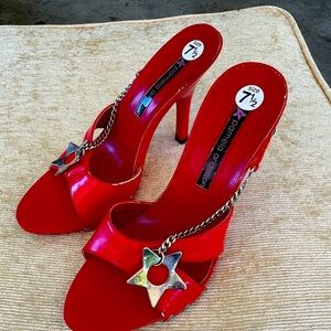 Pamela Anderson vintage heels - animal friendly / vegan